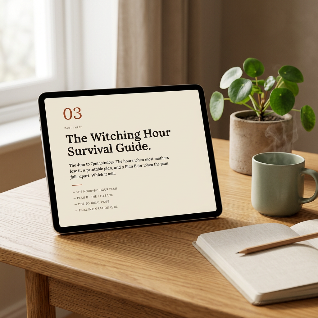 The Reset product mockup